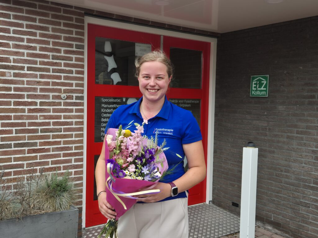 Jessica geslaagd als handtherapeut